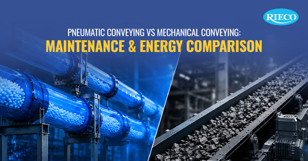 Pneumatic Conveying vs Mechanical Conveying: Cost, Maintenance & Energy Comparison