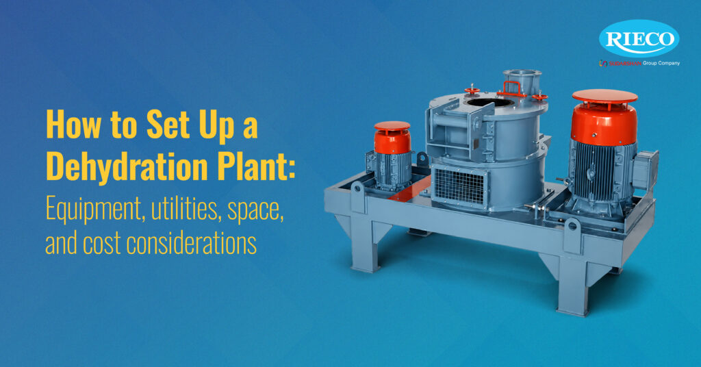 How to Set Up a Dehydration Plant: Equipment, Utilities, Space, and Cost Considerations